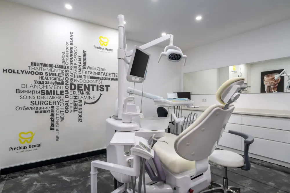 Treatment room on the lower floor